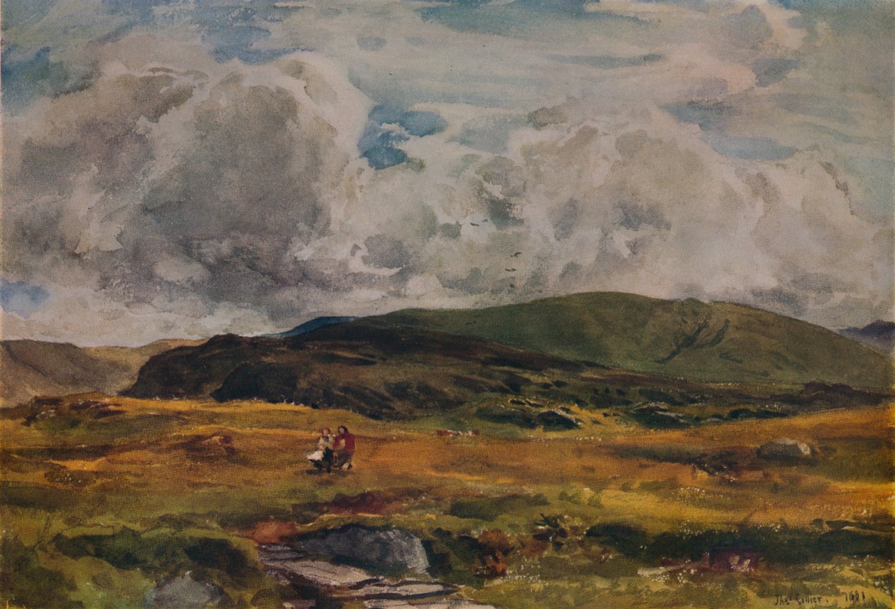 En stig över fälten, 1881 av Thomas Collier