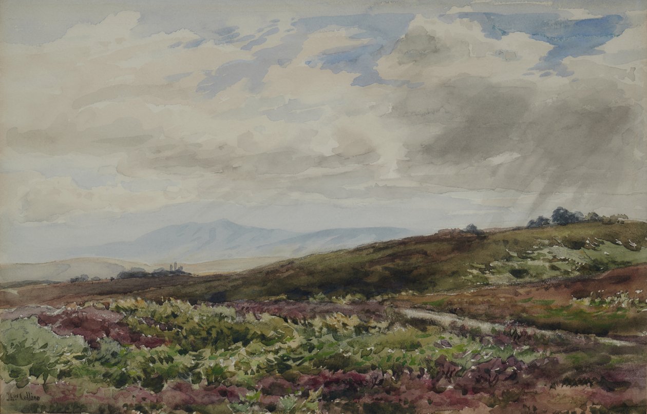 Tittar mot Chanctonbury, West Sussex av Thomas Collier
