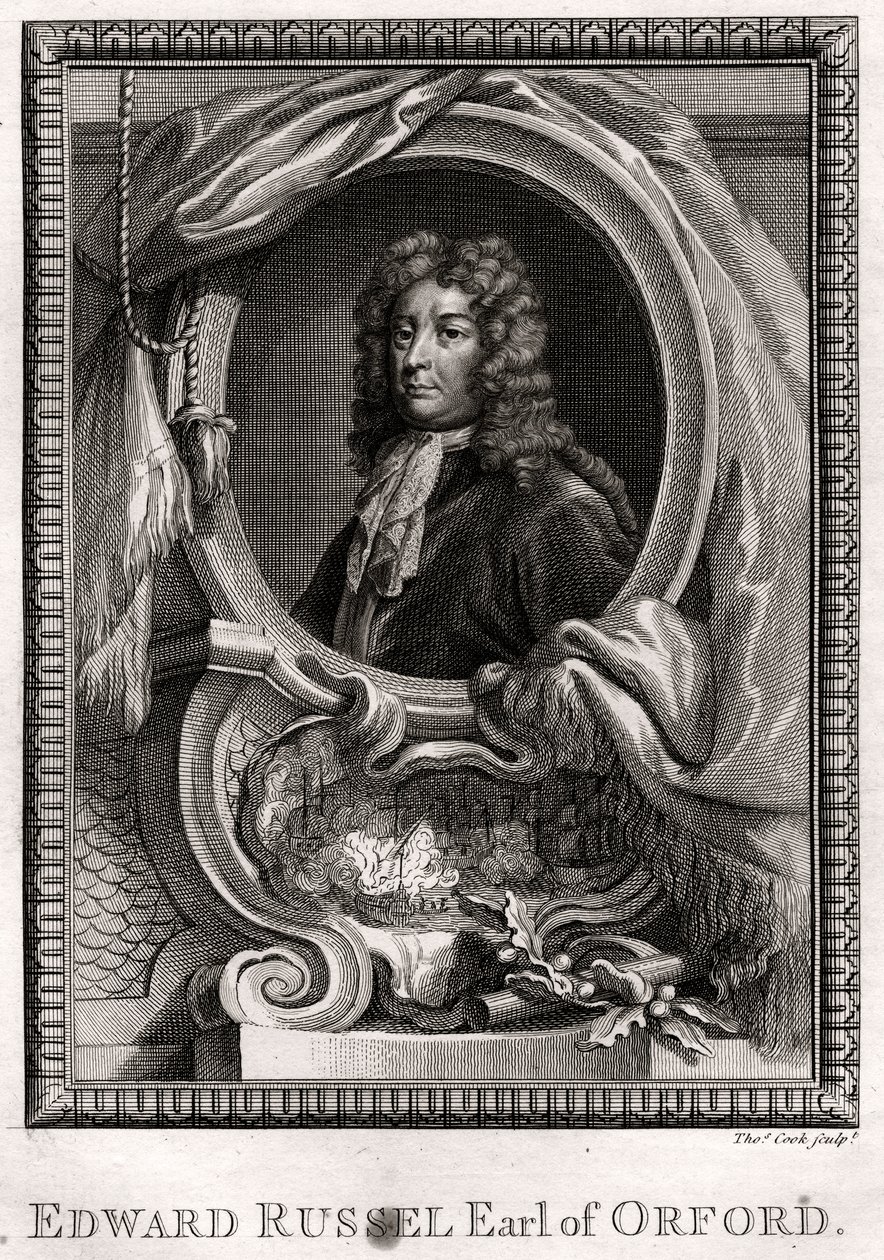 Edward Russel, Earl of Orford, 1775 av Thomas Cook