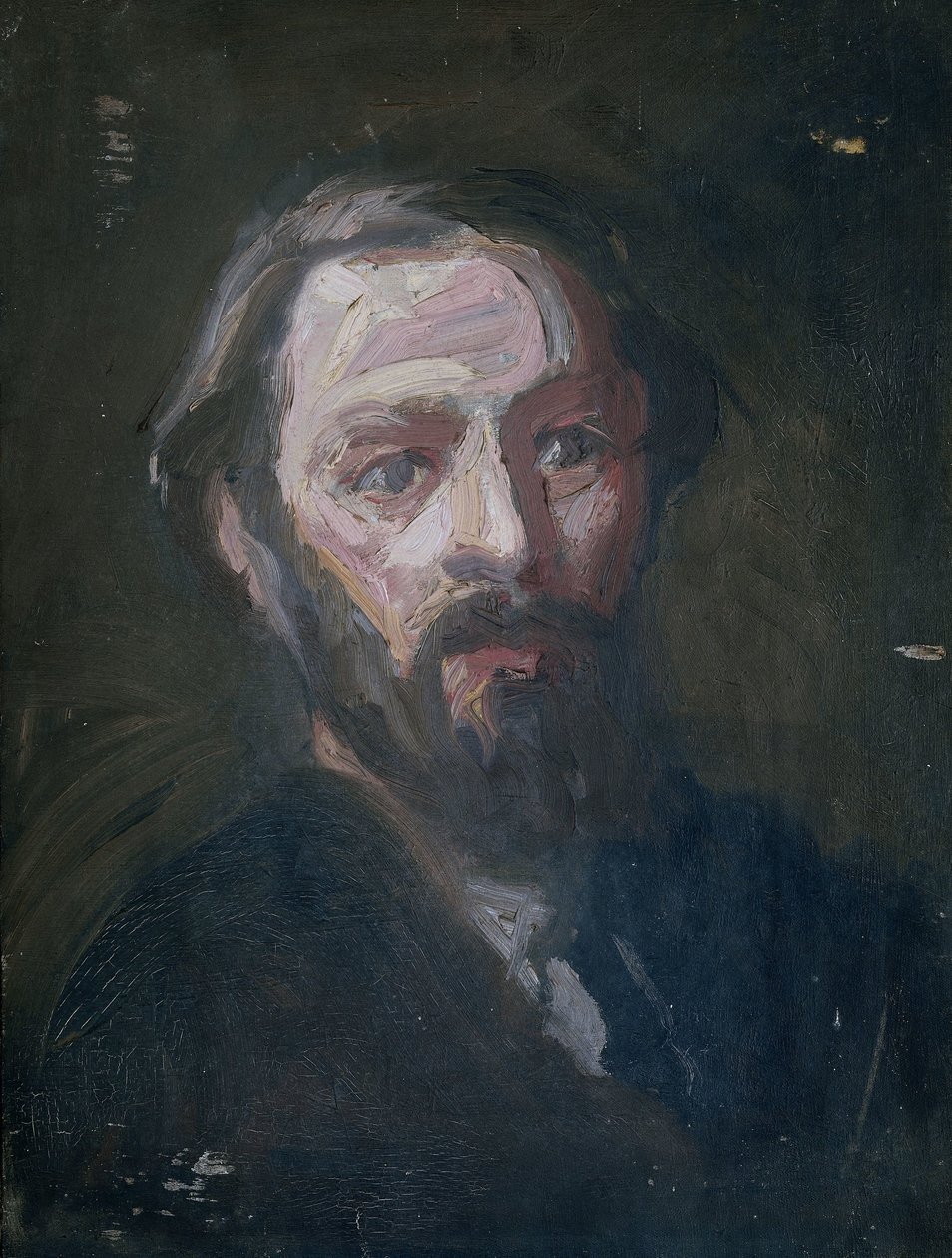 Porträtt av skulptören Pier Pander (1864-1919) av Thomas Cool