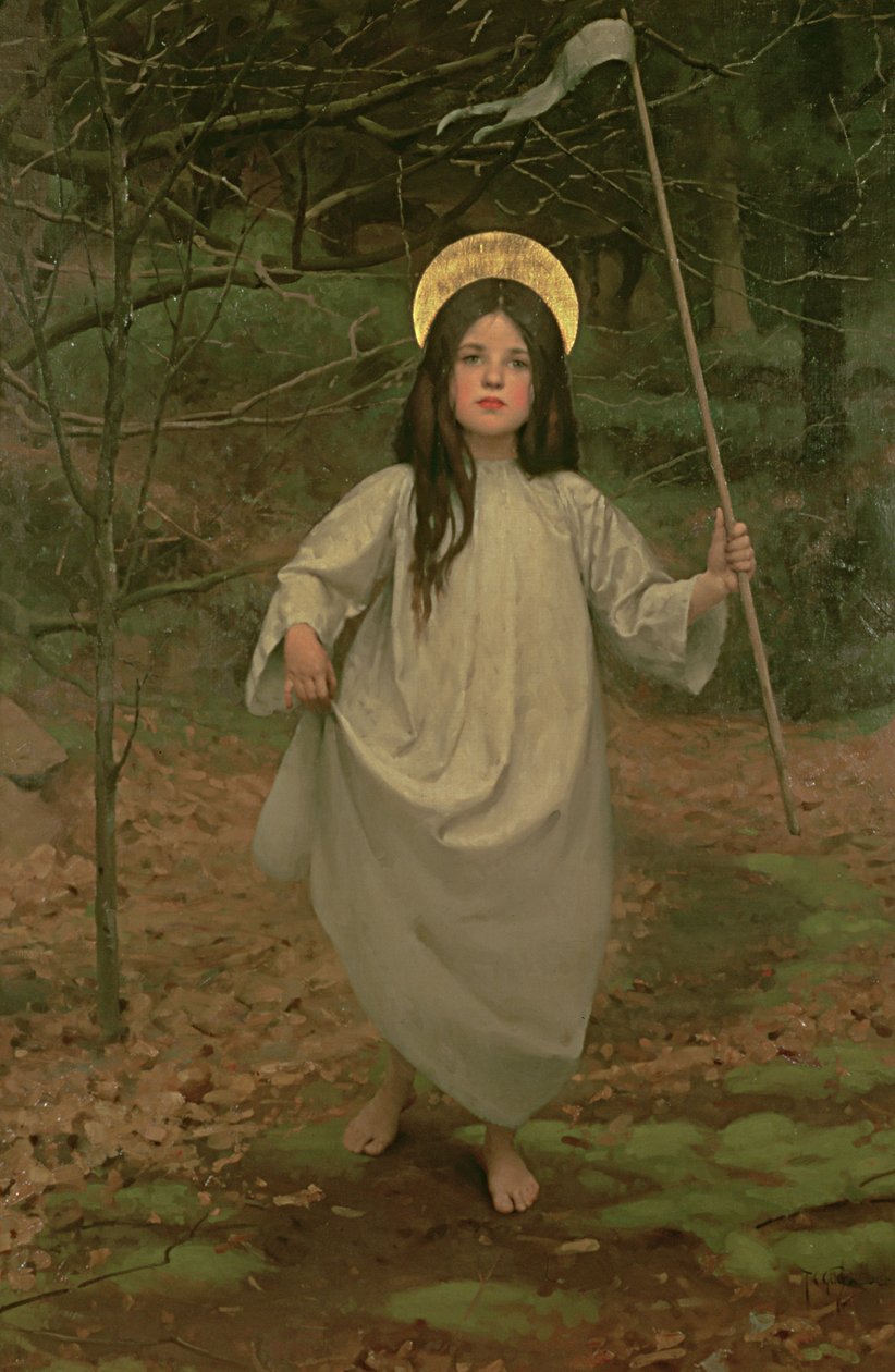 Flaggan, 1910 av Thomas Cooper Gotch