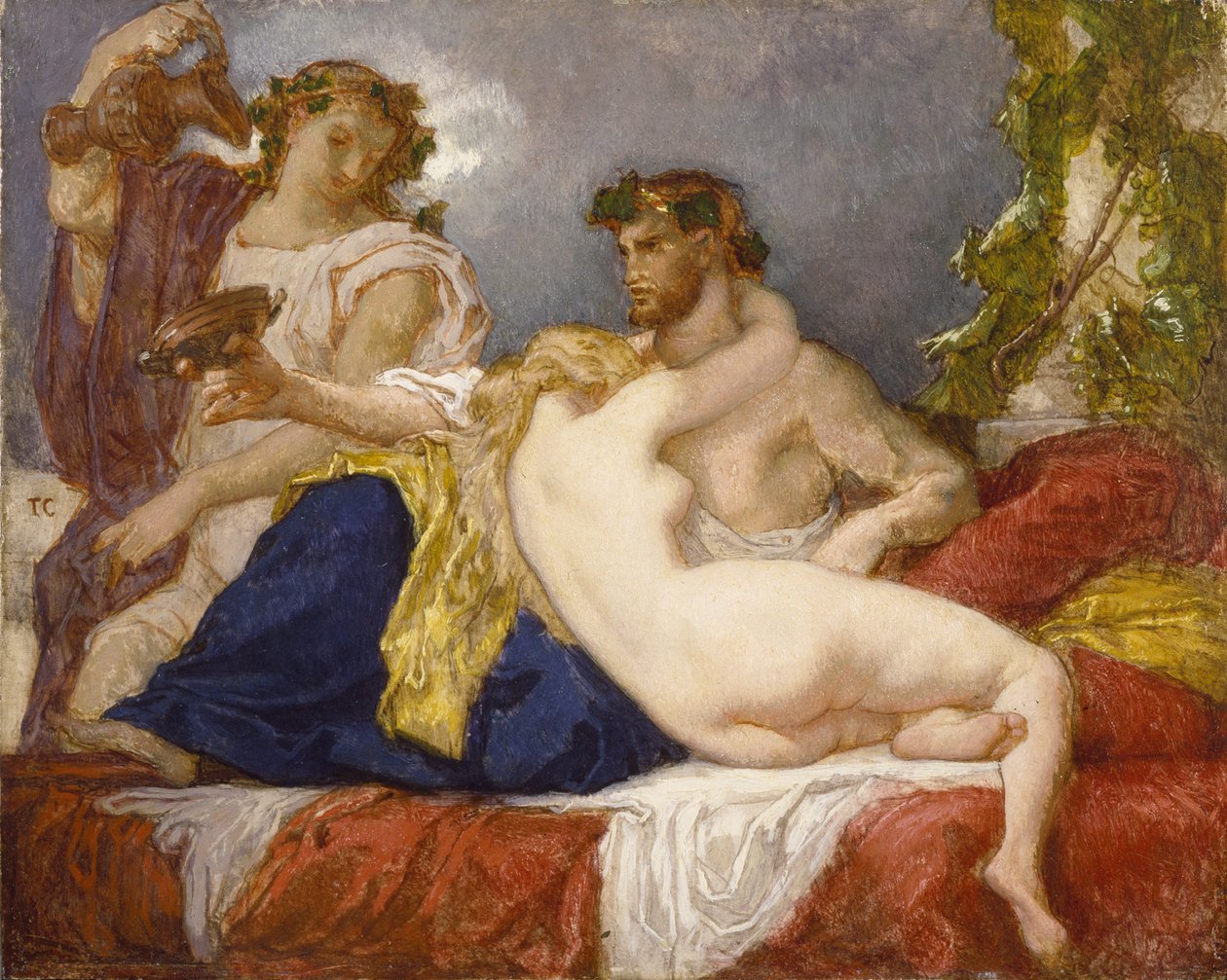 Horatius och Lydia av Thomas Couture