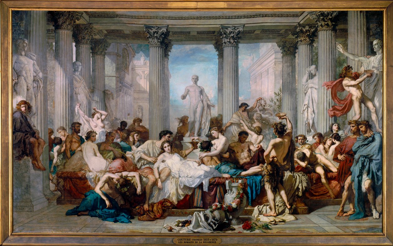Dekadensens romare av Thomas Couture