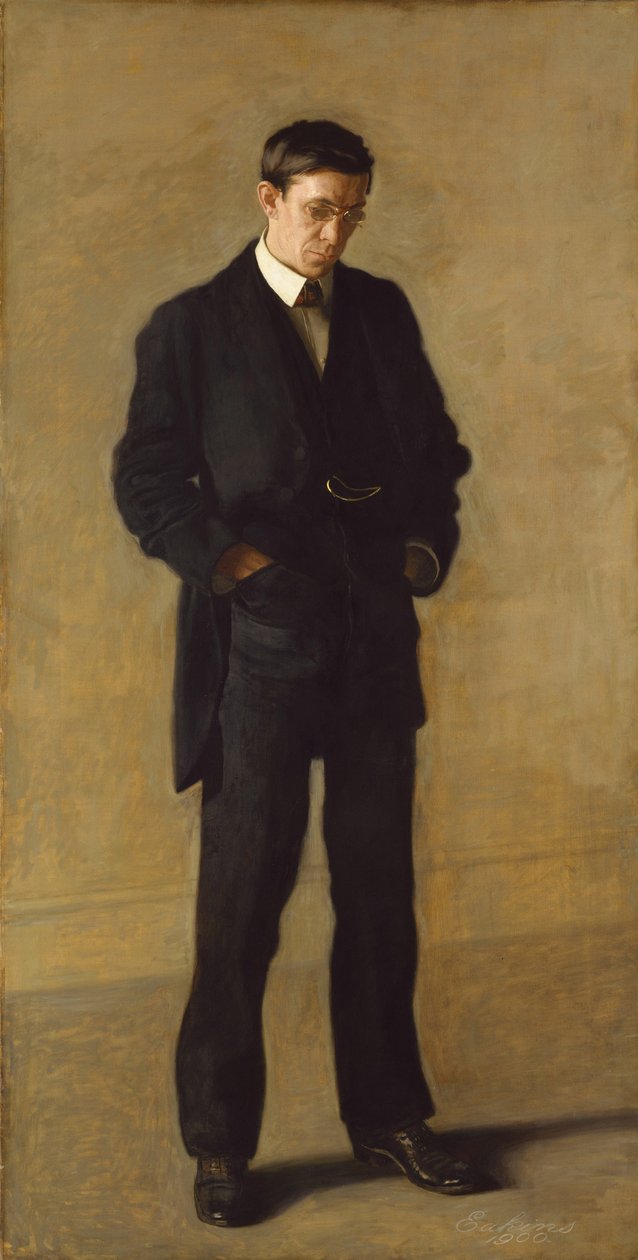 Tänkaren: Porträtt av Louis N. Kenton av Thomas Cowperthwait Eakins