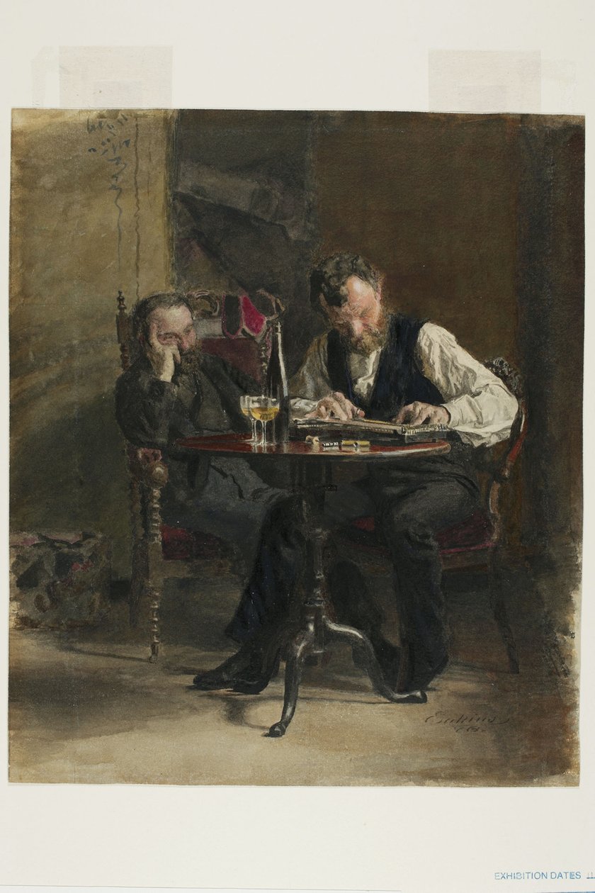 Zither-spelaren av Thomas Cowperthwait Eakins