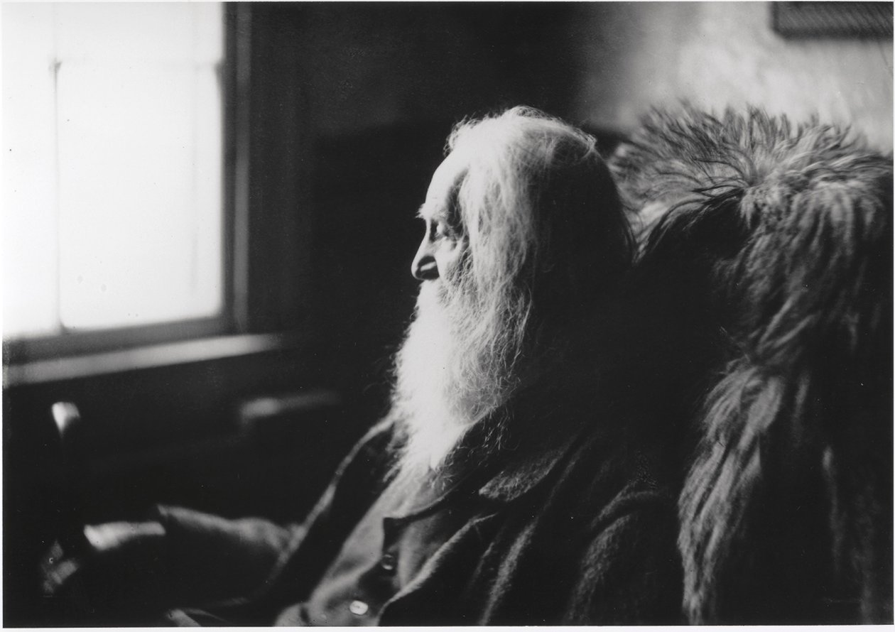 Walt Whitman i Camden, N.J., ca 1891 (silvertryck på papper) av Thomas Cowperthwait Eakins