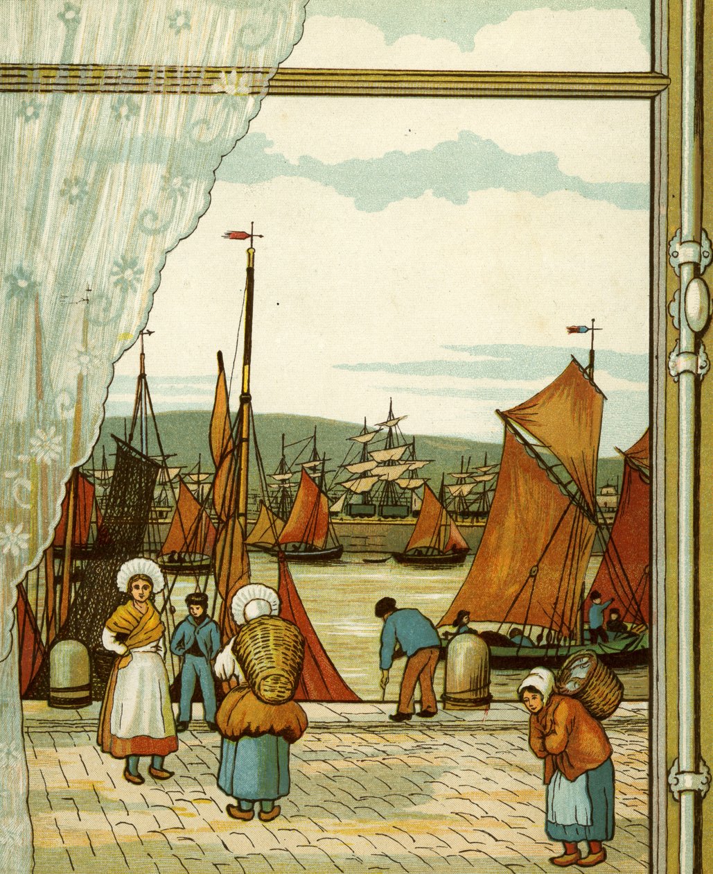 Kajen vid Boulogne av Thomas Crane