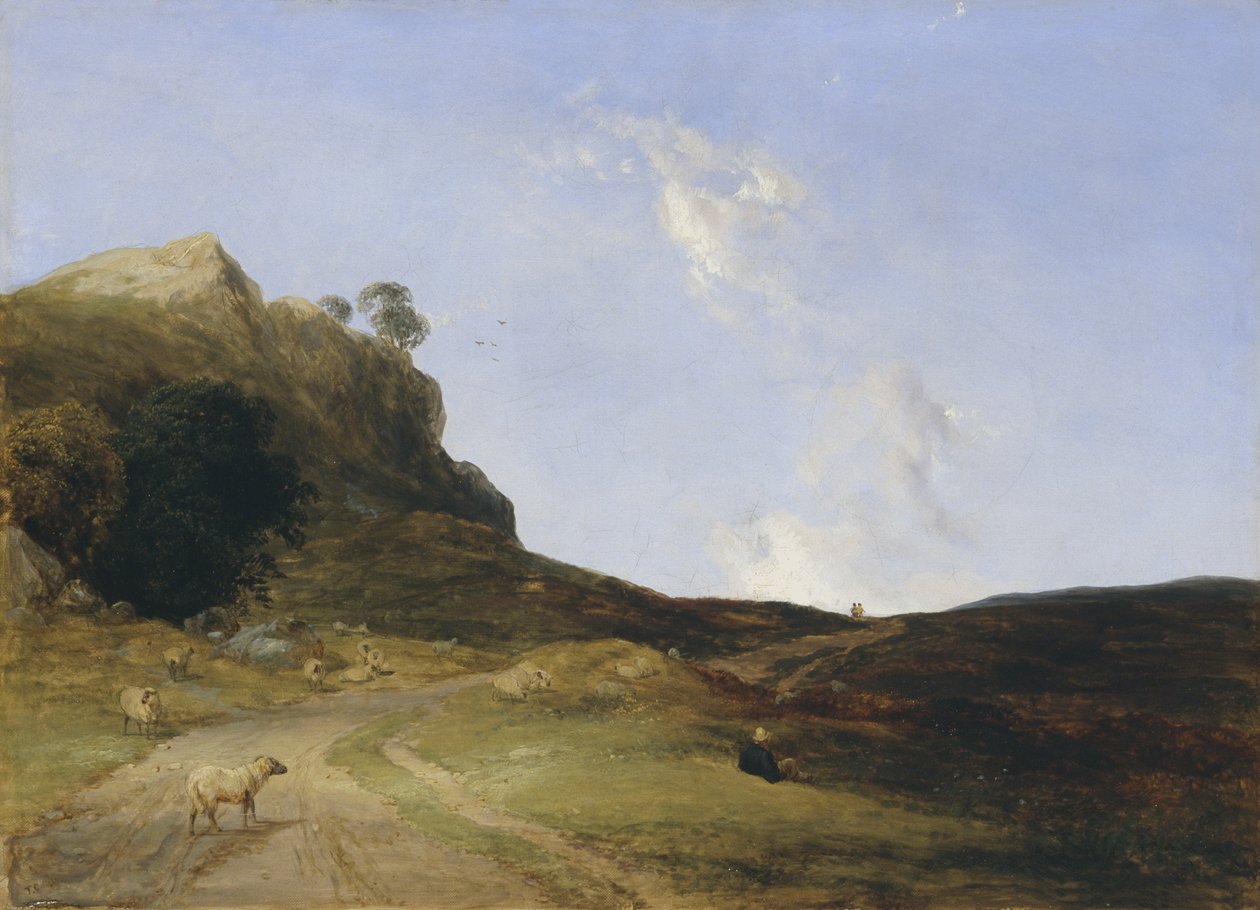 Landskap med hedar av Thomas Creswick