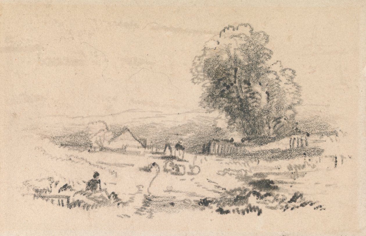 Vägen till byn av Thomas Creswick