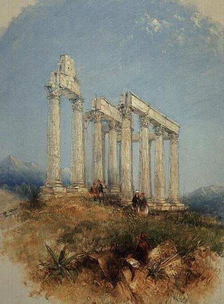 Jupiter Olympius tempel, Aten av Thomas Creswick