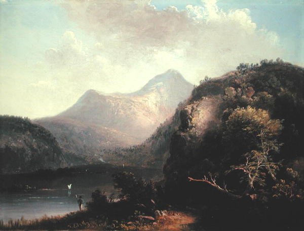 Utsikt i Maine (olja på duk) av Thomas Doughty