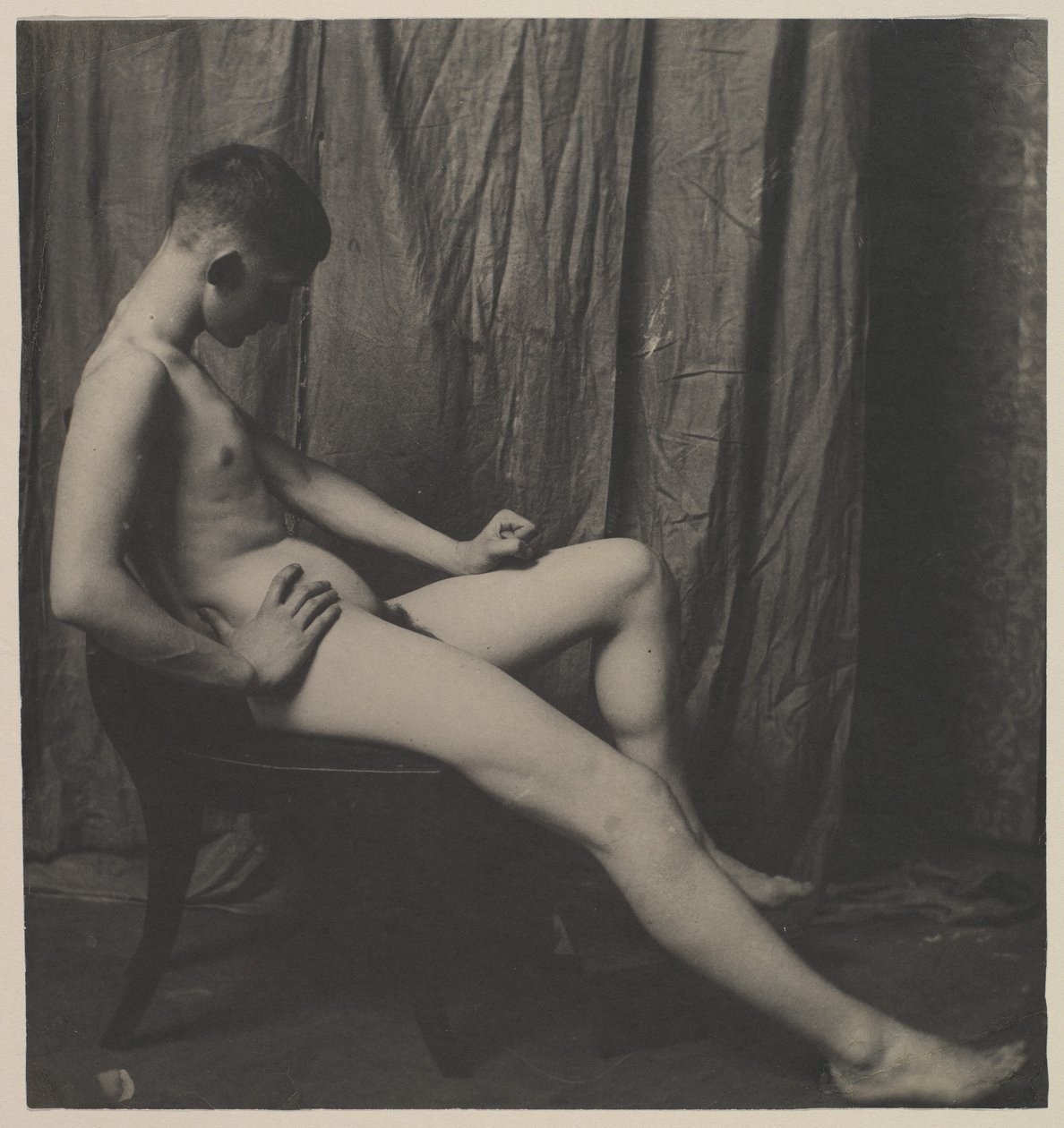 Bill Duckett naken, vid Art Students’ League of Philadelphia av Thomas Eakins