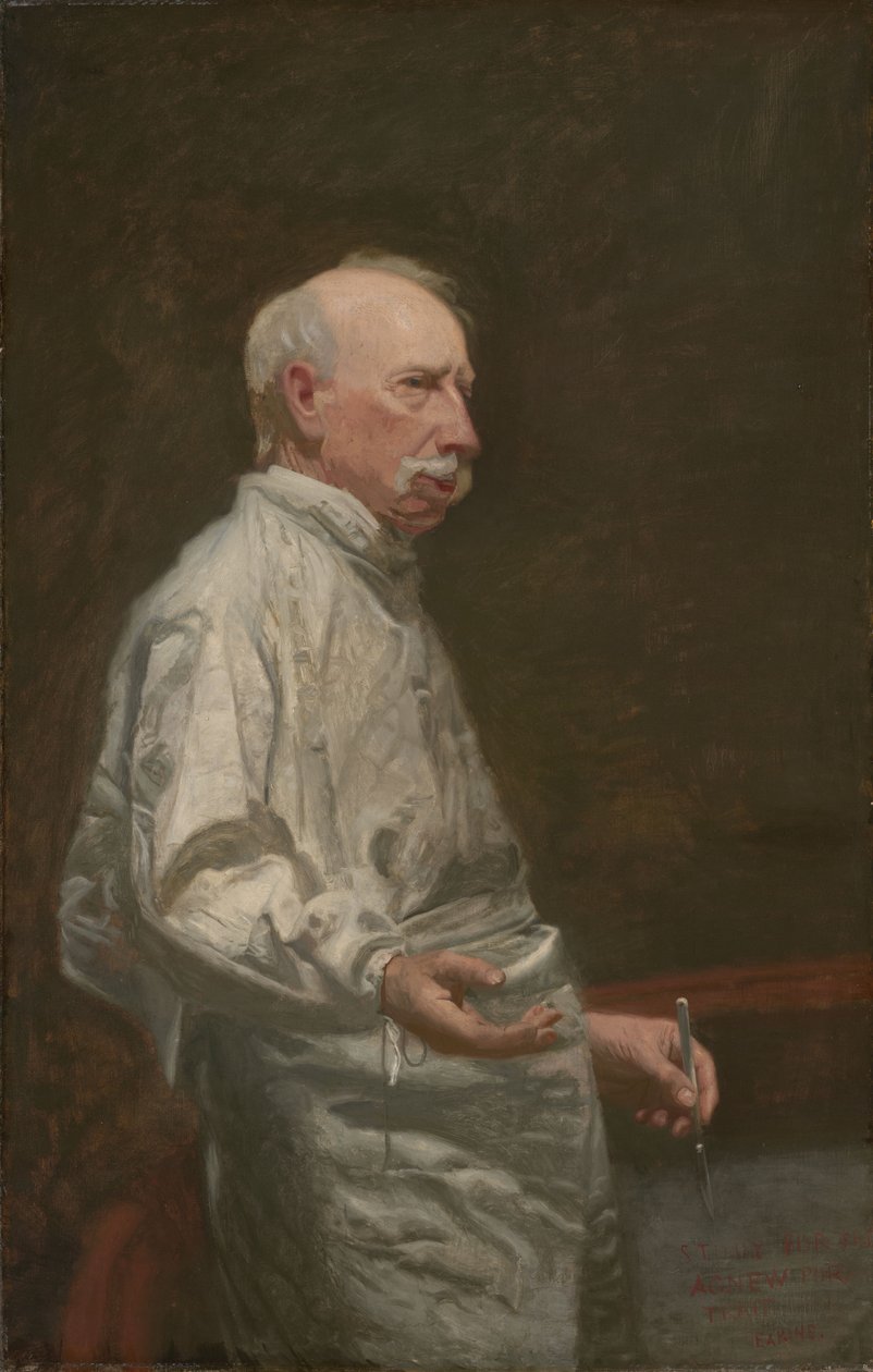 Dr Agnew (dr D. Hayes Agnew) (1818-1892) av Thomas Eakins