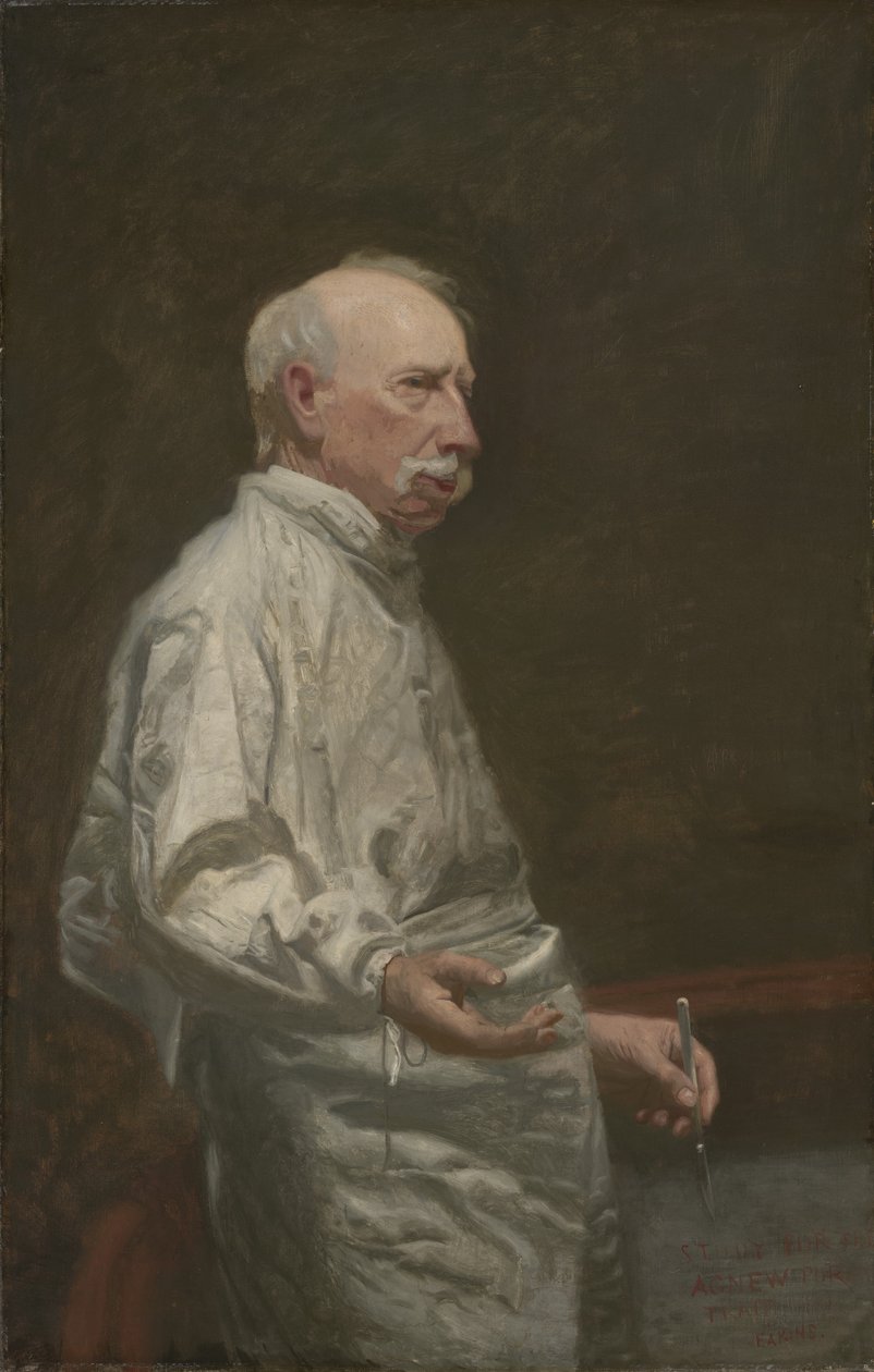 Dr. Agnew, ca 1889 av Thomas Eakins
