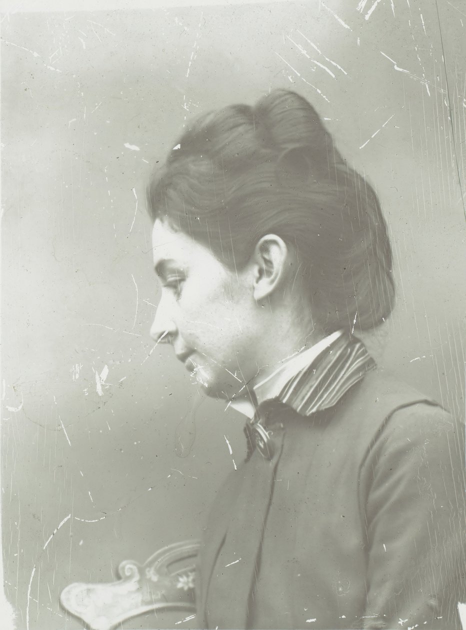 Kvinnoporträtt, 1880-tal. av Thomas Eakins