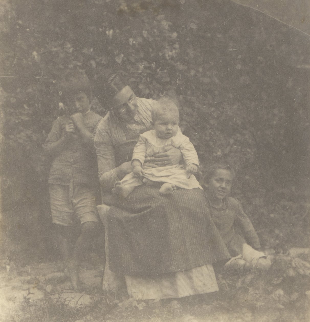 [Frances Crowell och hennes barn] av Thomas Eakins