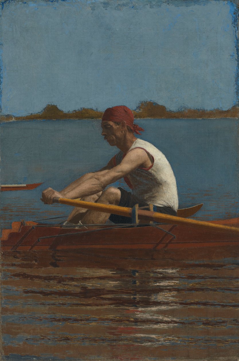 John Biglin i en singelsculler av Thomas Eakins