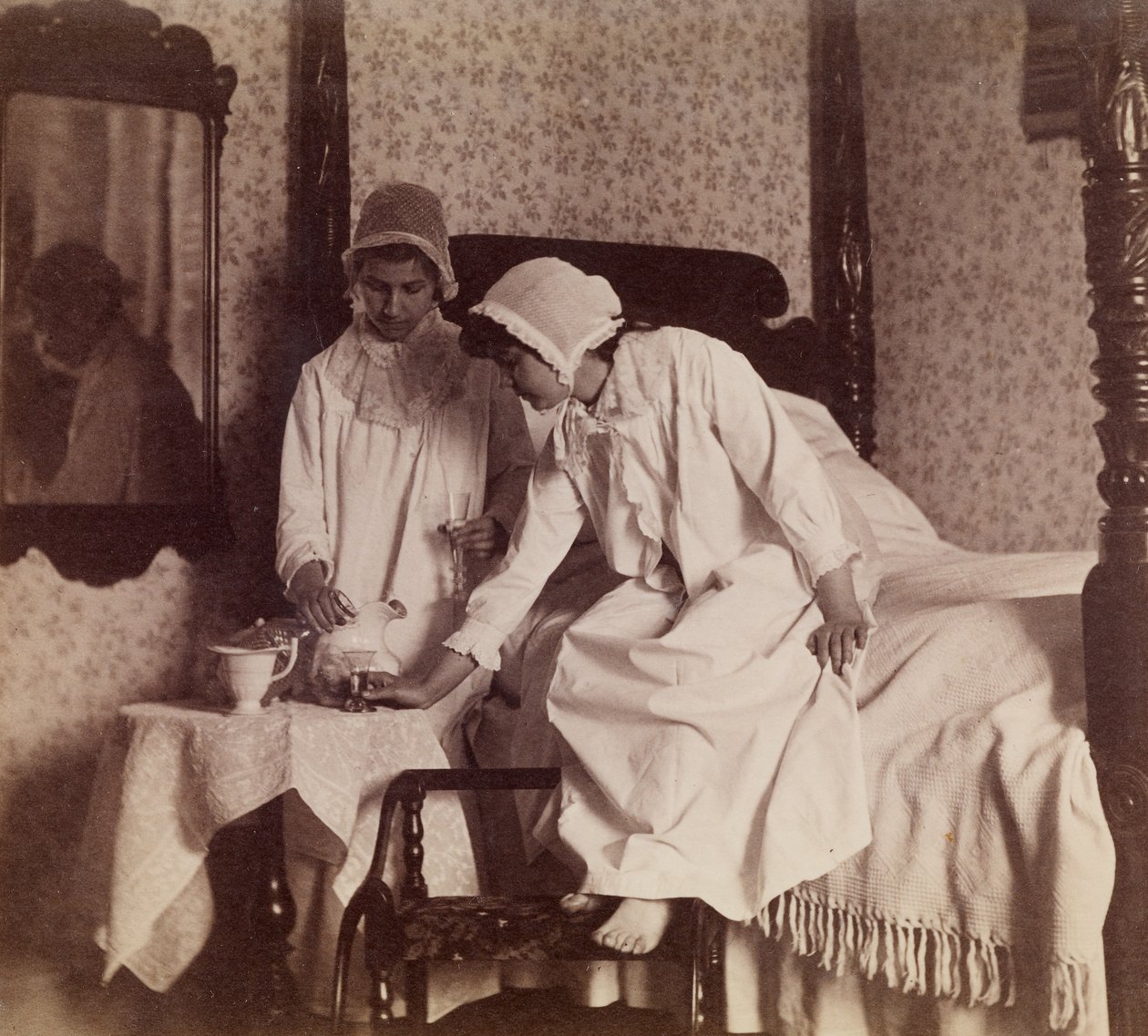 [Fröken Van Buren och fröken Willoughby] av Thomas Eakins