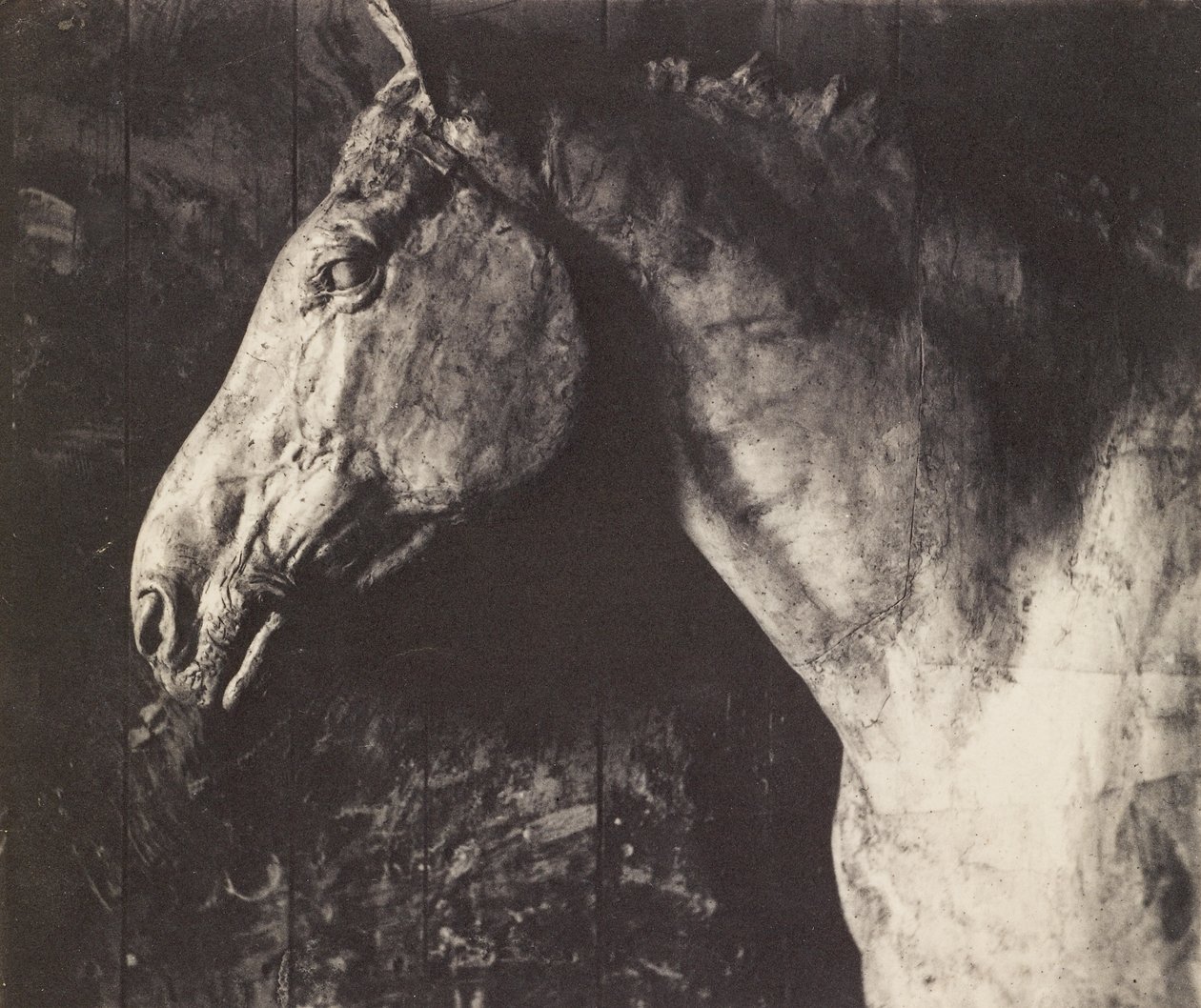 [Gipsmodell av Clinker för en ryttarrelief av general Grant] av Thomas Eakins