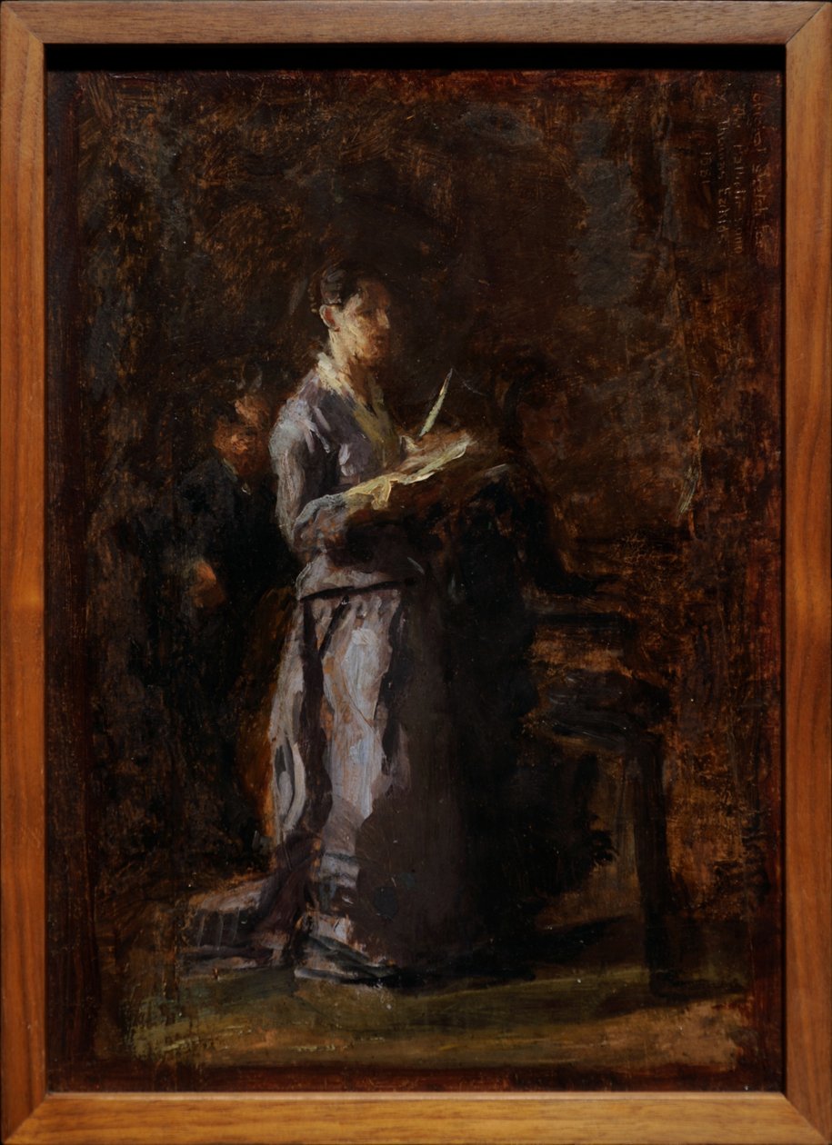 Studie till "Patetisk sång" av Thomas Eakins