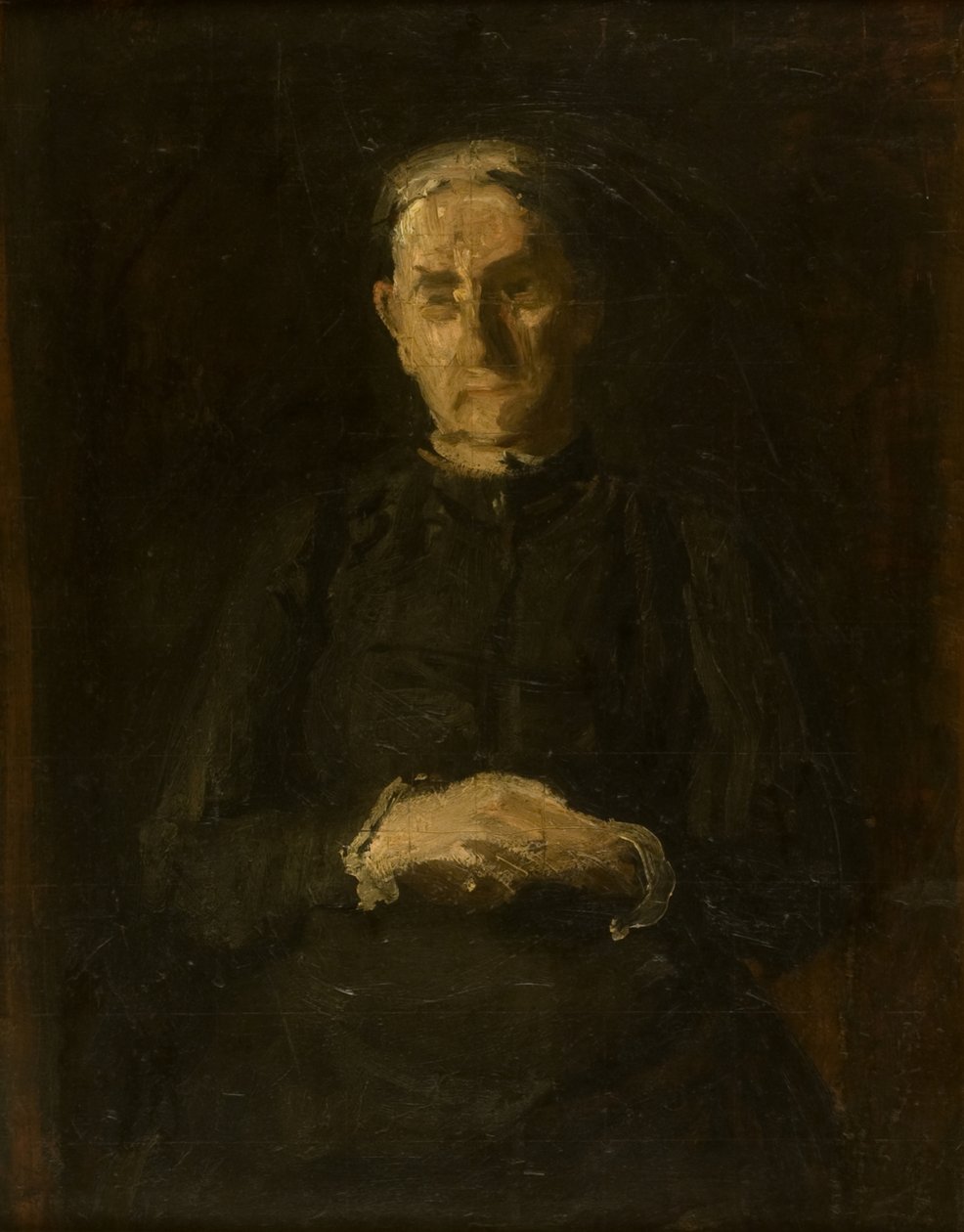 Studie till ”Porträtt av fru Elizabeth Duane Gillespie” av Thomas Eakins
