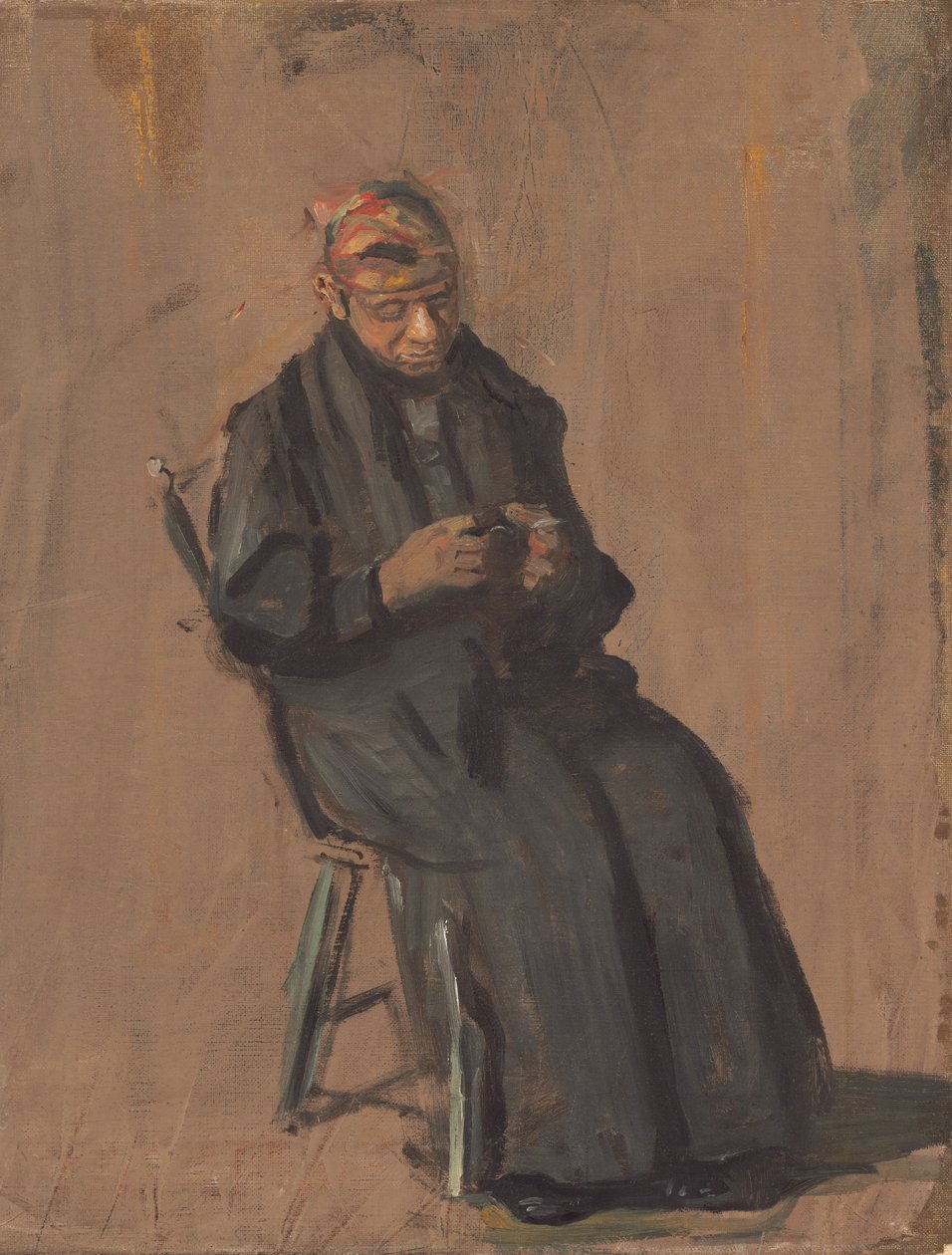 Chaperone, ca. 1908. av Thomas Eakins