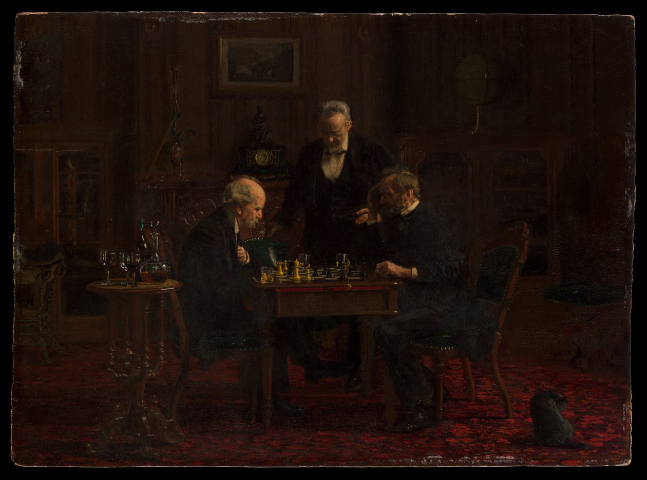 Schackspelarna av Thomas Eakins