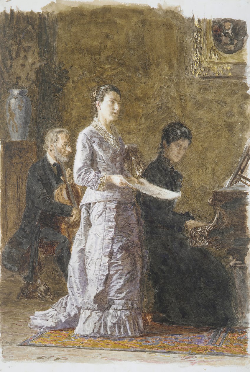 Den patetiska sången, 1881. av Thomas Eakins