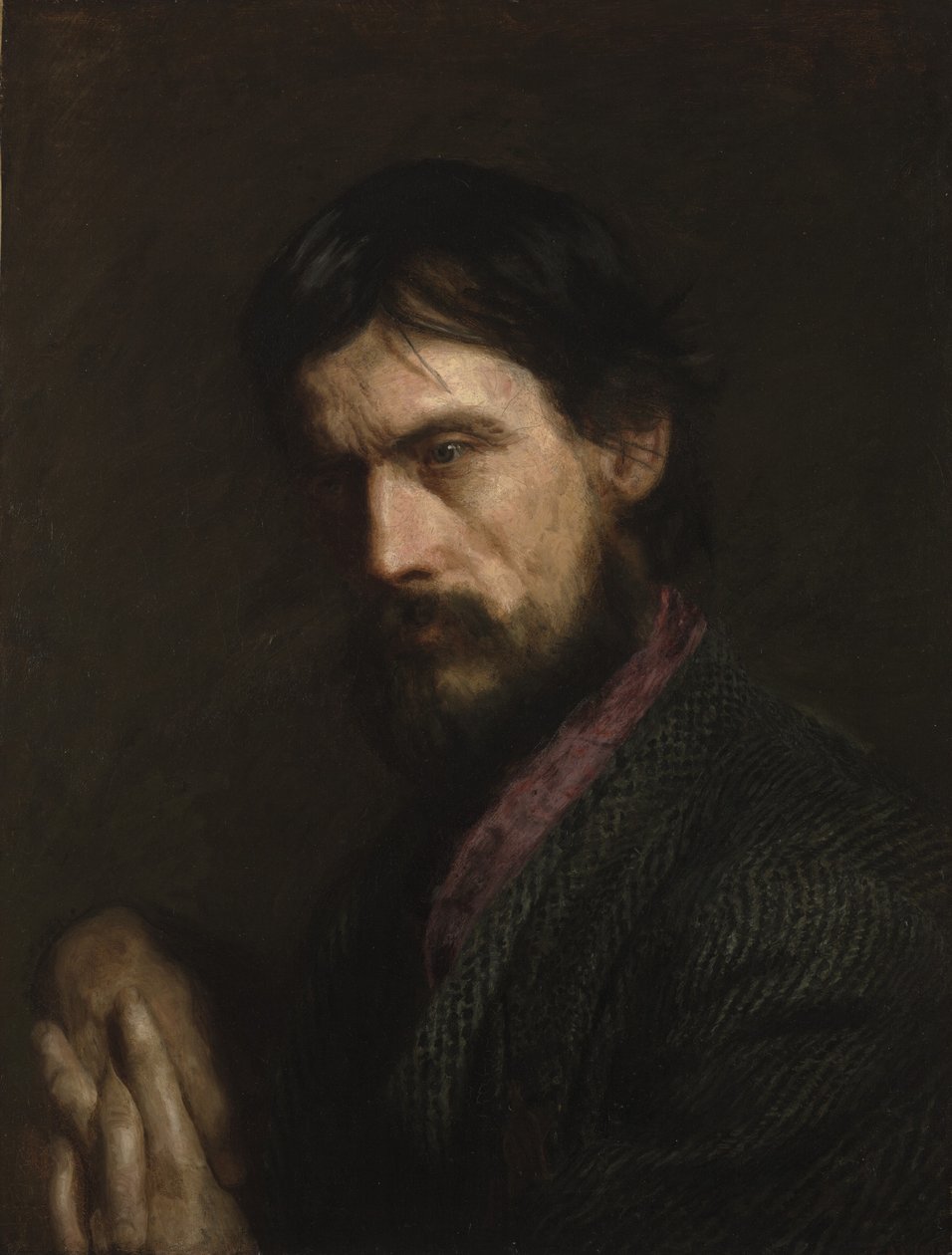 Veteranen (Porträtt av George Reynolds), c.1885 av Thomas Eakins