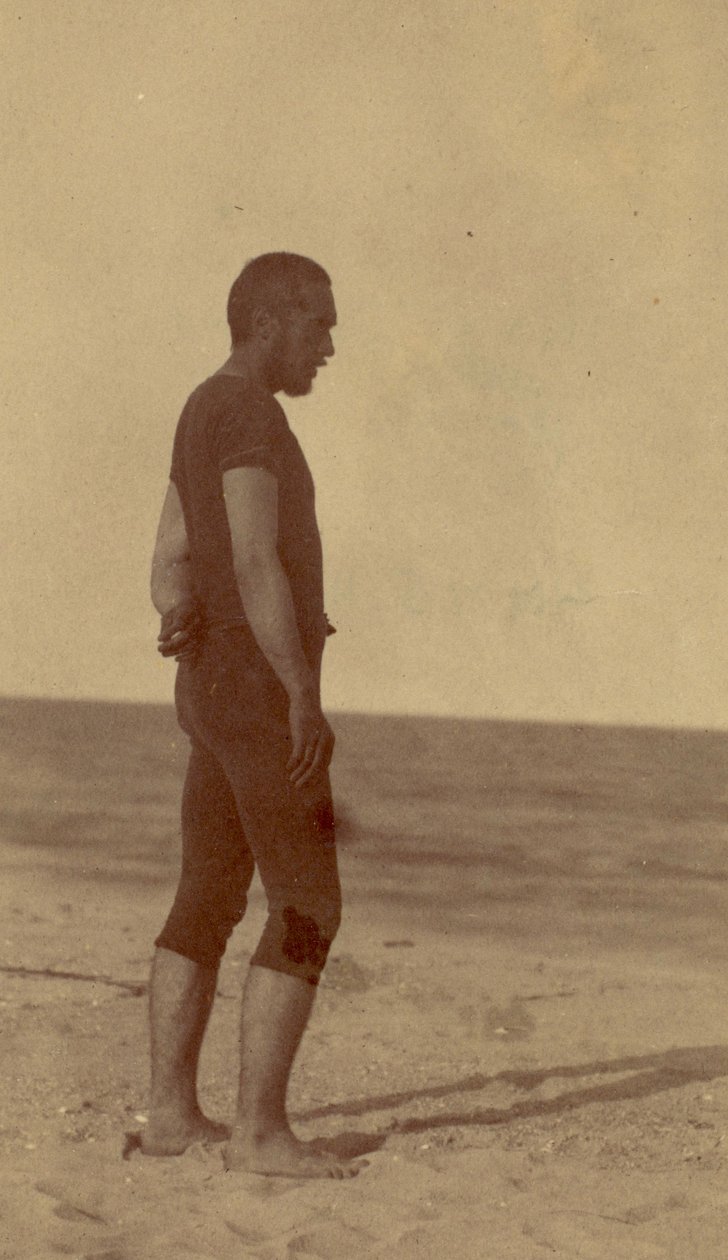 Thomas eakins i baddräkt, 1884 av Thomas Eakins