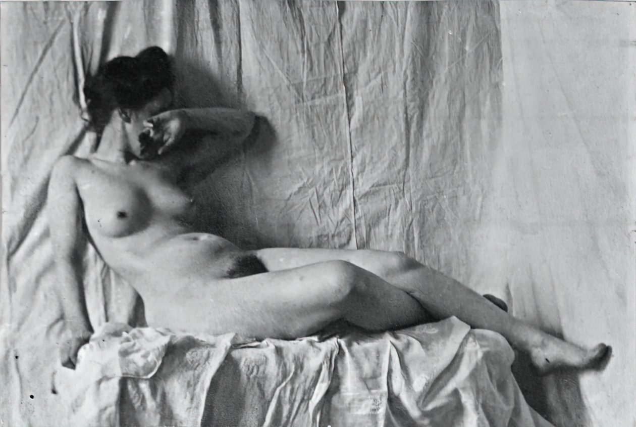 Oidentifierad modell, c. 1886-1892. av Thomas Eakins