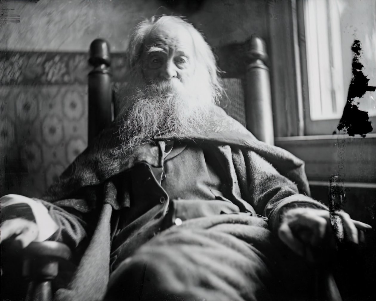 Walt Whitman i Camden, N.J., ca. 1891. av Thomas Eakins
