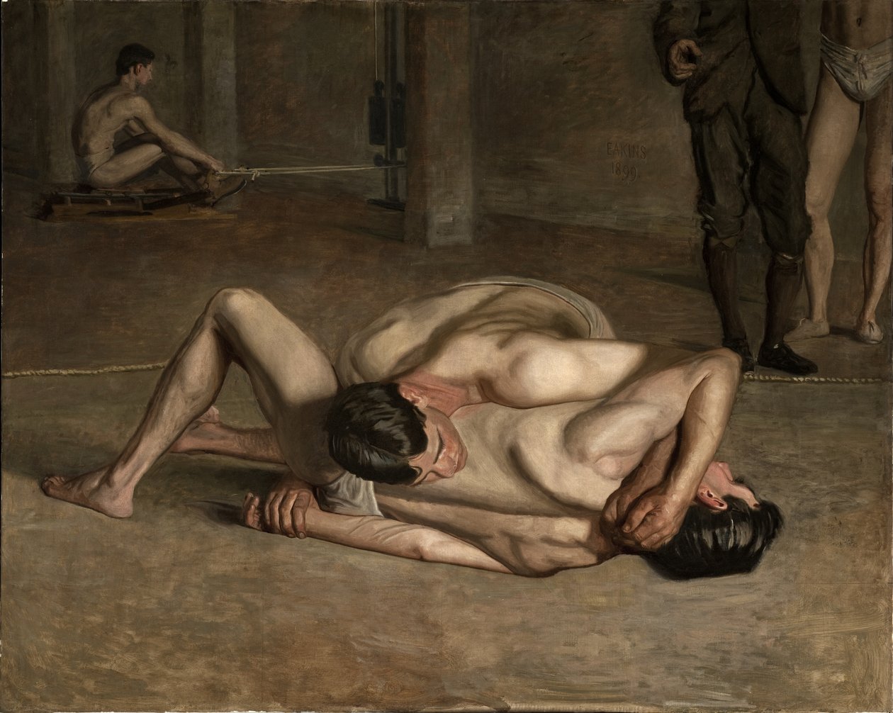 Brottare av Thomas Eakins