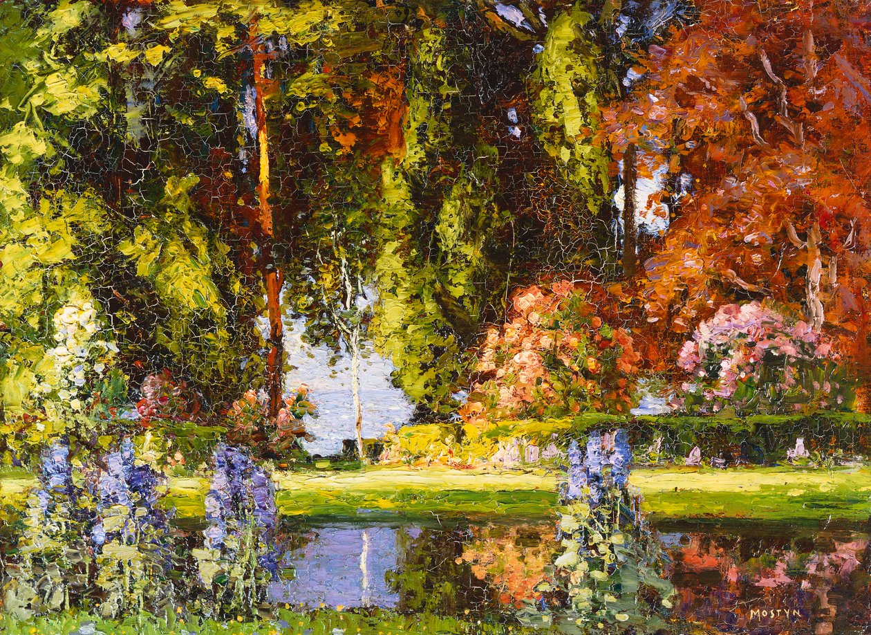 Trädgården vid havet av Thomas Edwin Mostyn
