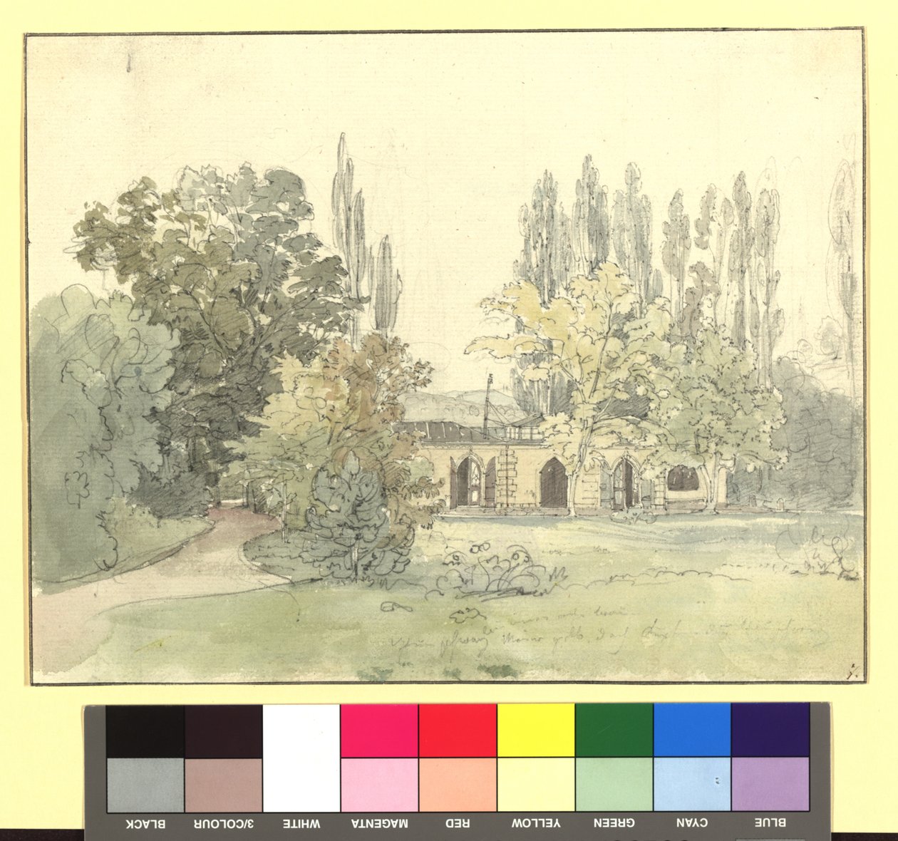 Sommerhaus im Park des Fürstenpaares av Thomas Ender