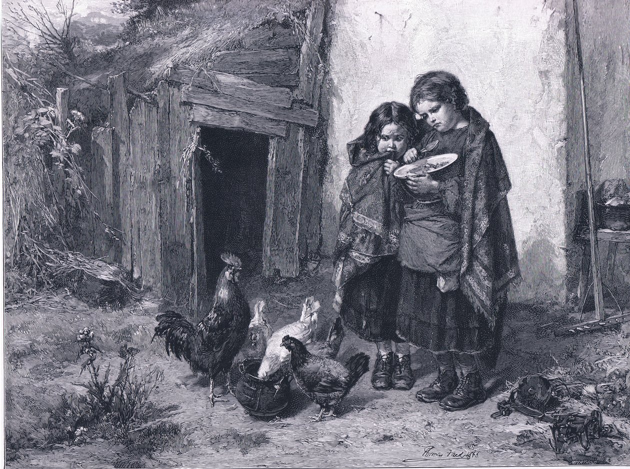 Pot Luck, från The Magazine of Art 1893, Cassell and Company av Thomas Faed