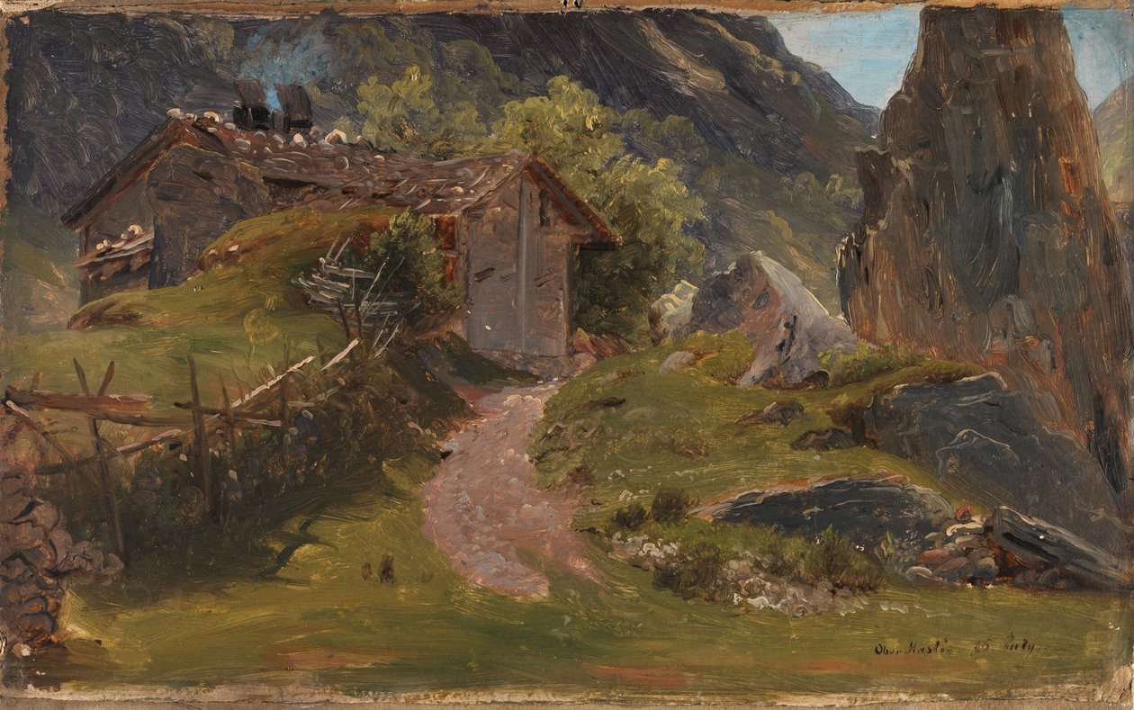 Från Oberhasli i Schweiz av Thomas Fearnley