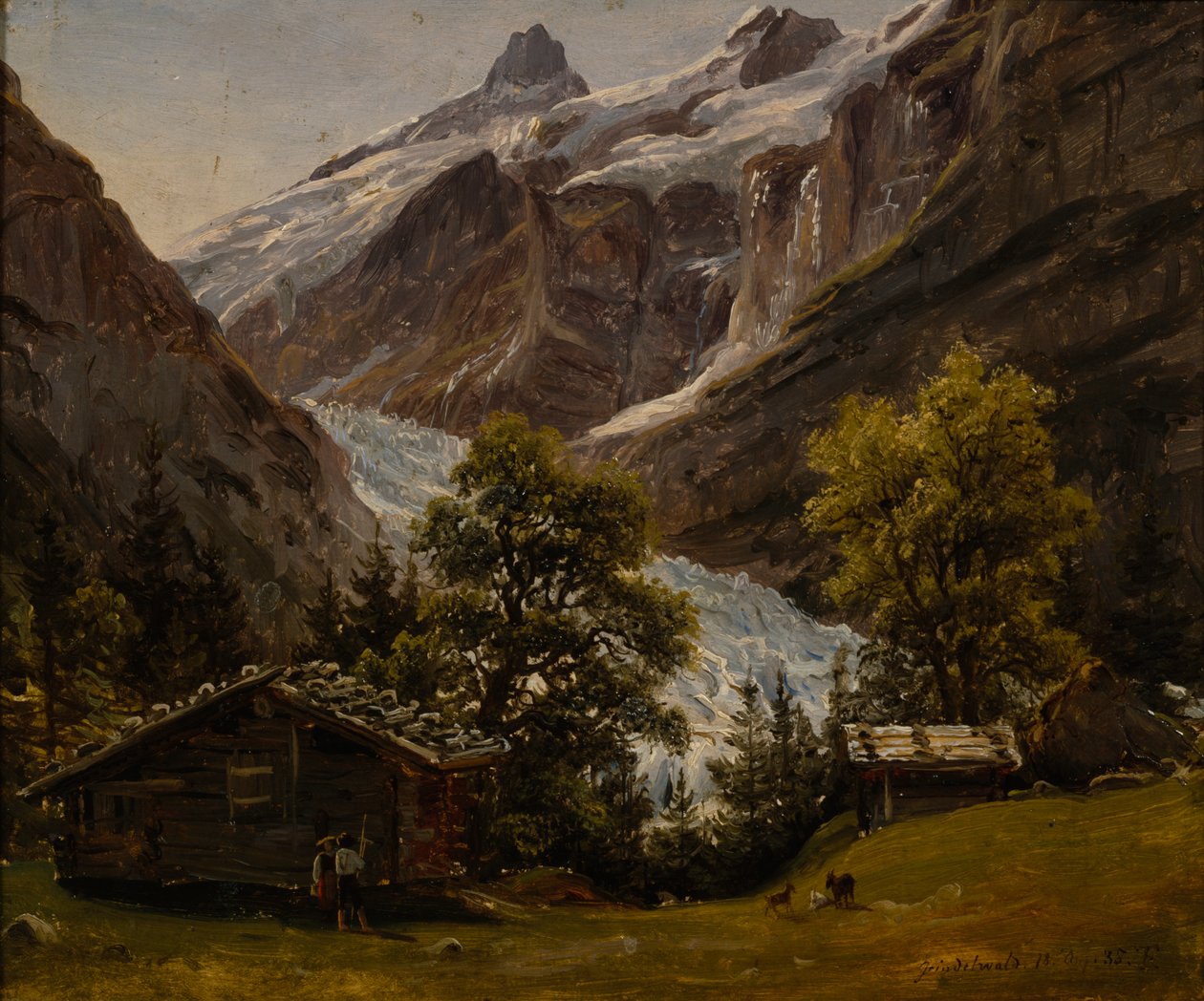 Grindelwald, Schweiz av Thomas Fearnley