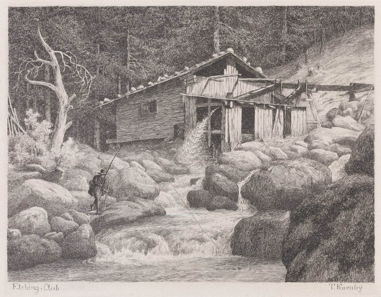 Såg i Golling av Thomas Fearnley