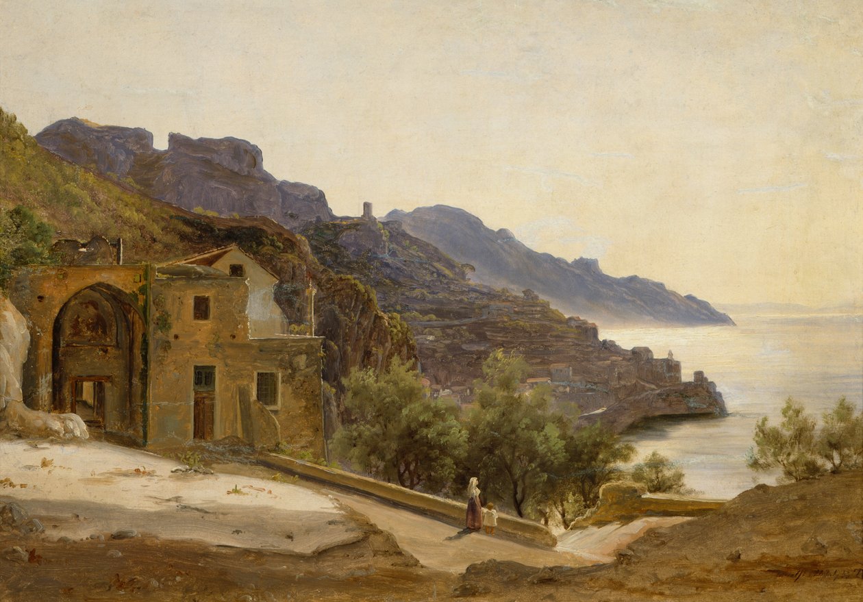 Terrass i Amalfi av Thomas Fearnley