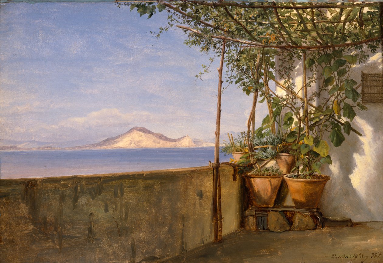 Terrass i Procida av Thomas Fearnley
