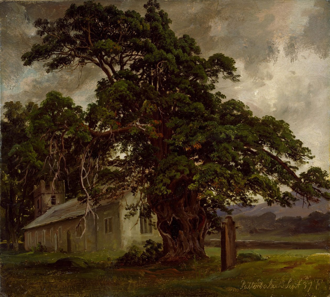 Kyrkan i Patterdale av Thomas Fearnley