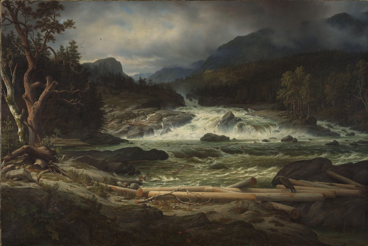 Labrofallen vid Kongsberg av Thomas Fearnley
