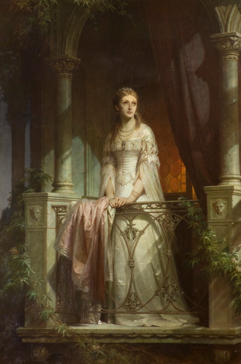 Julia på balkongen av Thomas Francis Dicksee