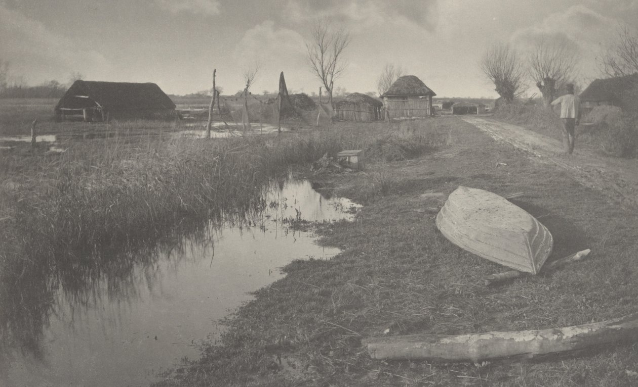 Mellan land och vatten,1886 (foto) av Thomas Frederick Goodall