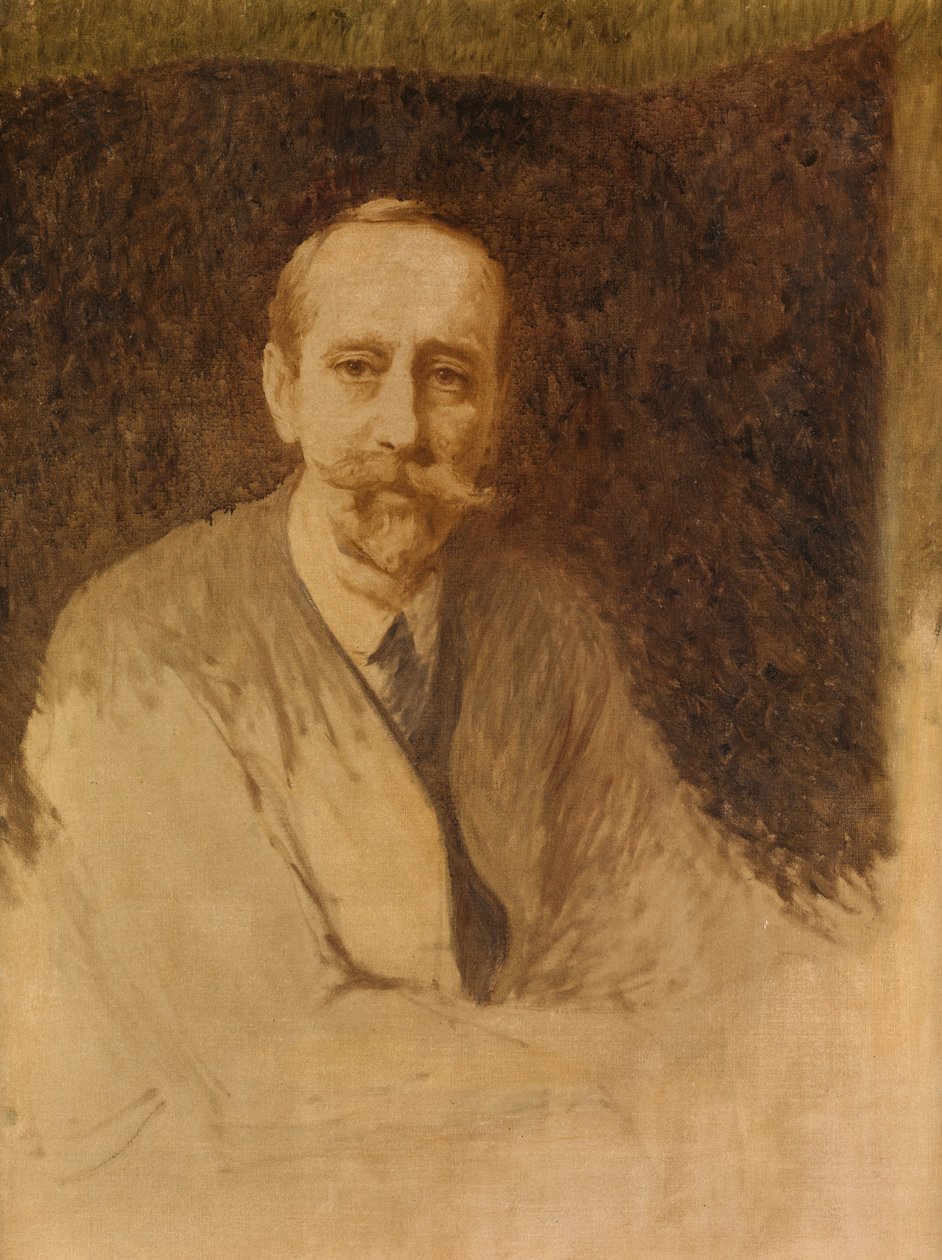 Självporträtt (olja på duk) av Thomas Frederick Mason Sheard