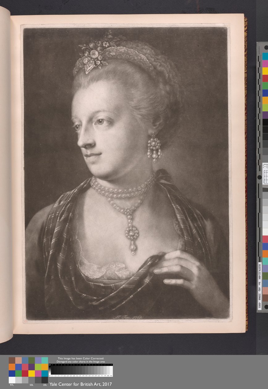 Dam, elegant klädd av Thomas Frye