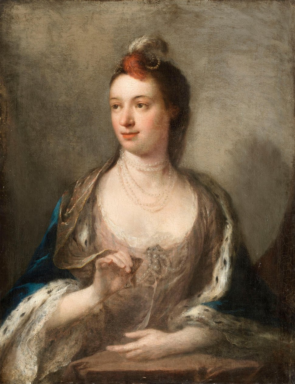Porträtt av Susannah Walker av Thomas Frye