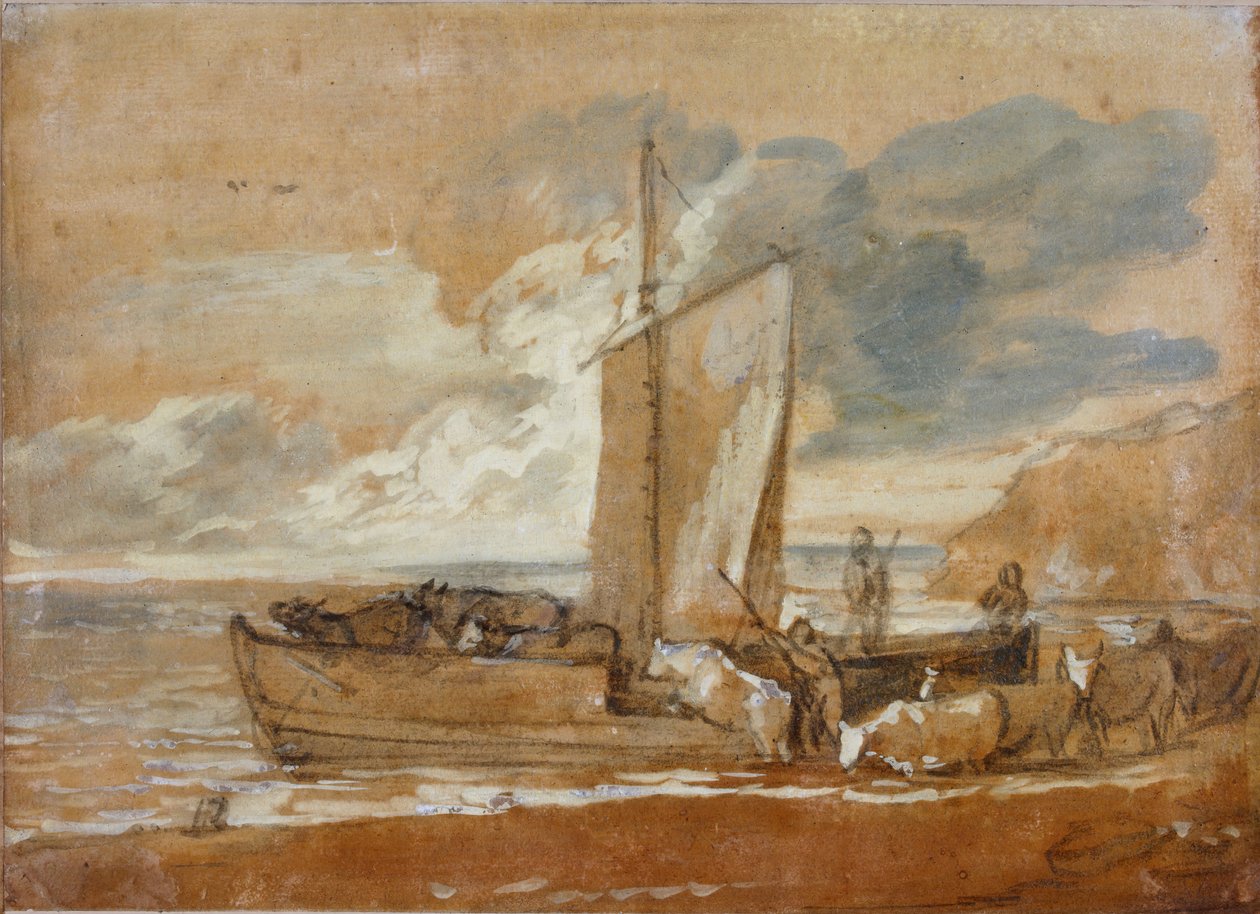En boskapsfärja, 1784-1788. av Thomas Gainsborough