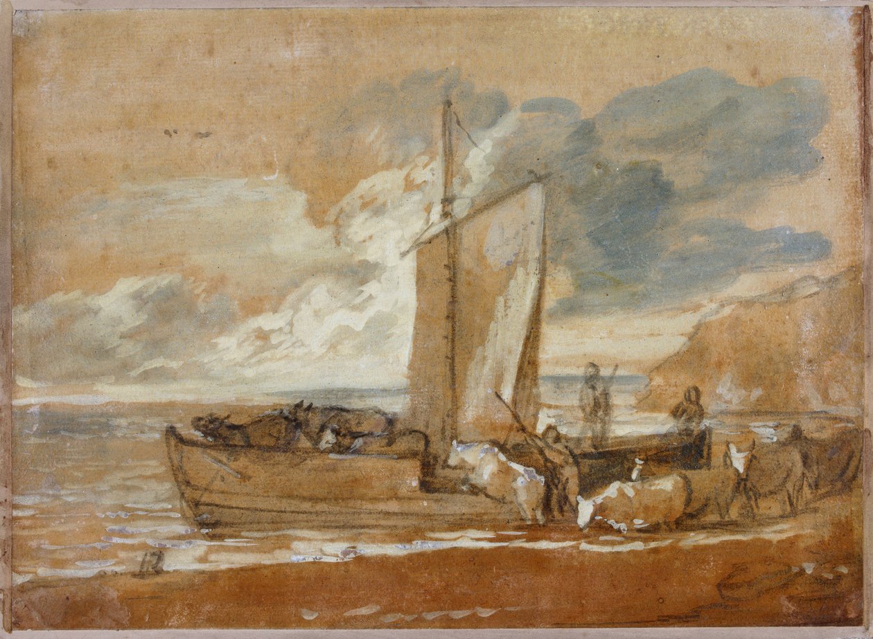 En boskapsfärja, 1784-1788 av Thomas Gainsborough